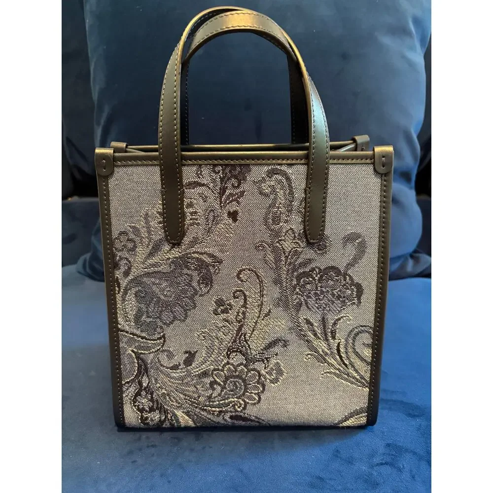ETRO Small Love Trotter Denim Jacquard Bag